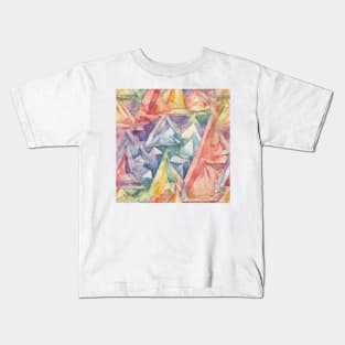 Vivid Rainbow Prism Kids T-Shirt